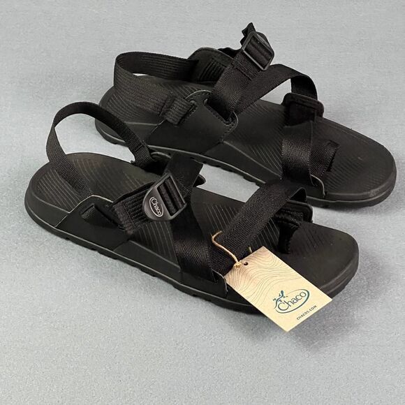 Chaco Sandal Men\'s 12 M Sandal Lowdown 2 Black New In Box NIB Hiking Outdoor